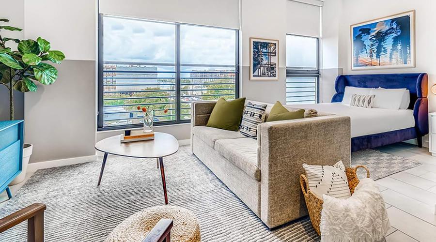 Sentral Studio Apt With Den In Wynwood Miami Luaran gambar